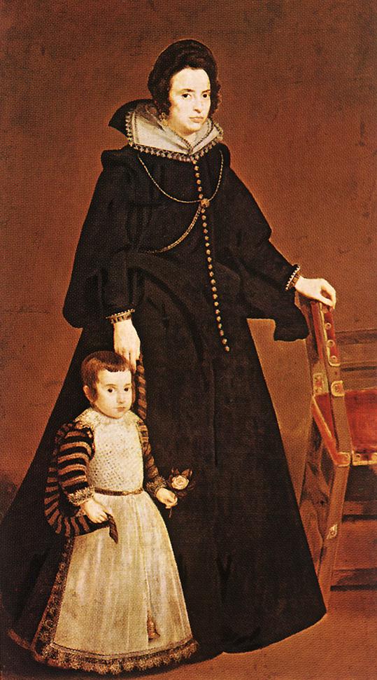 Doua Antonia de Ipeuarrieta y Galds and her Son Luis wr